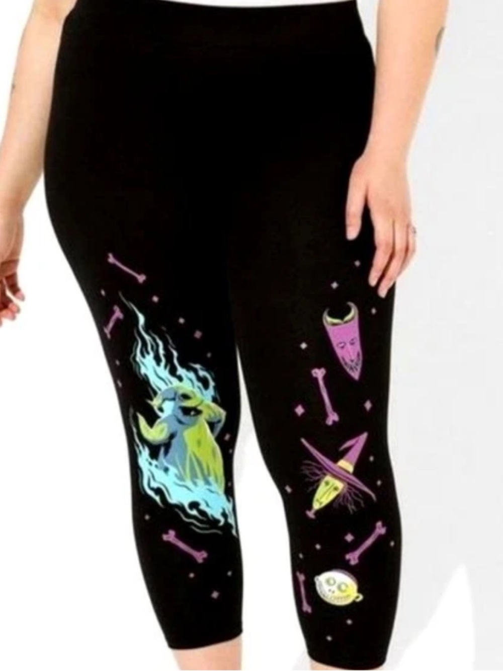 torrid Nightmare before Christmas Black Capri Leggings